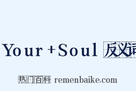 Your+Soul反义词是什么意思的图片